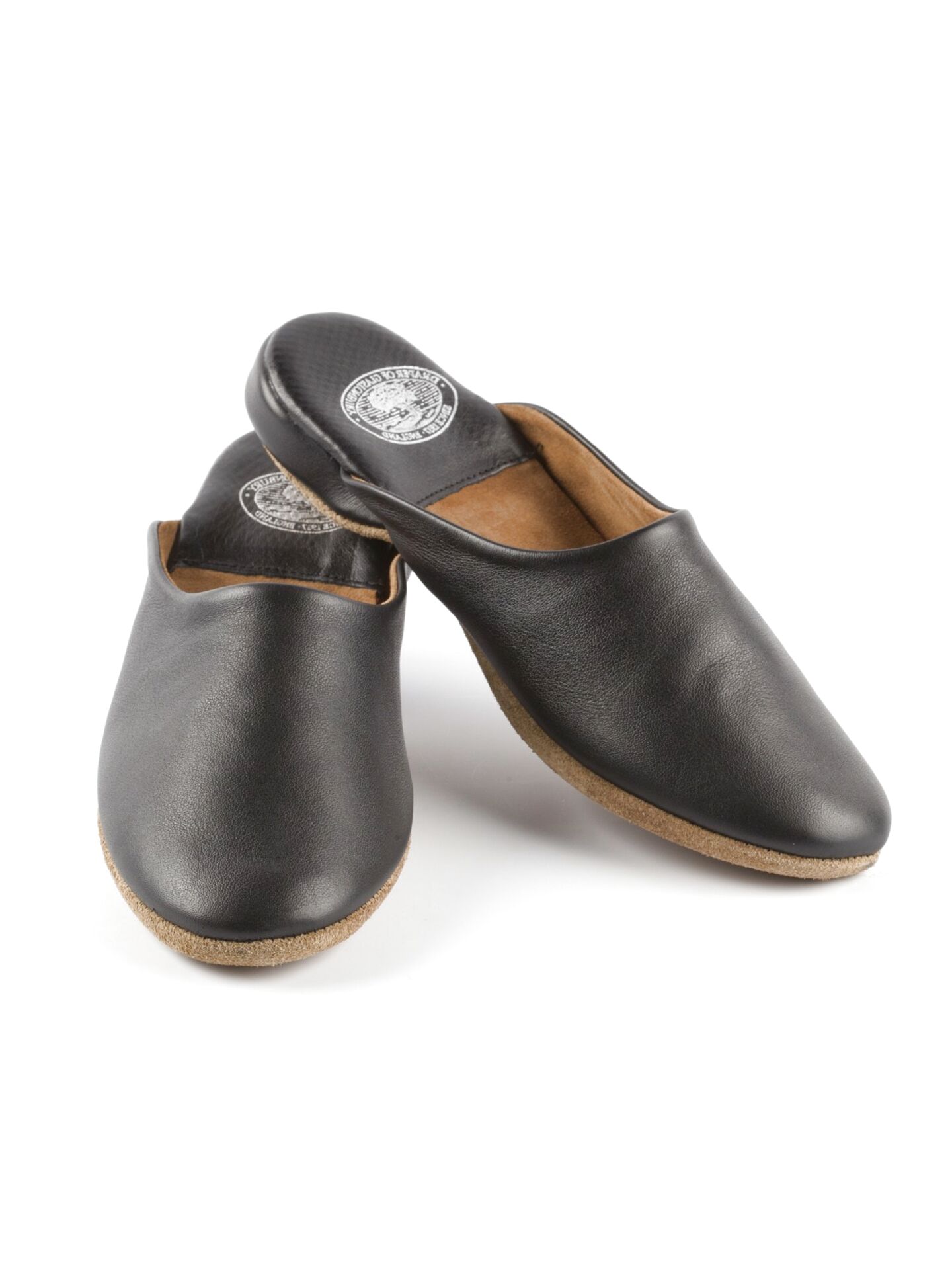 womens leather mule slippers uk
