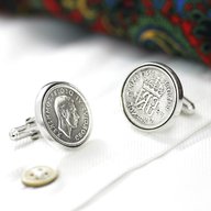 sixpence cufflinks for sale