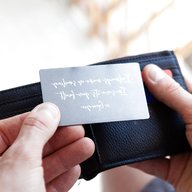 keepsake wallet cards for sale