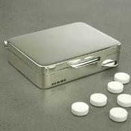 solid silver pill boxes for sale