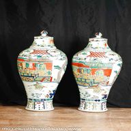 pair large ceramic vases for sale