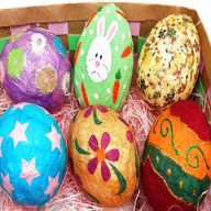 paper mache easter eggs for sale