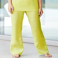 lime green linen trousers for sale for sale