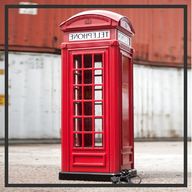 red telephone booth for sale