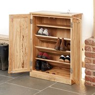 oak shoe cabinet for sale
