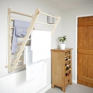 wooden wall mounted clothes airer for sale