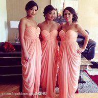 coral coloured dresses for sale