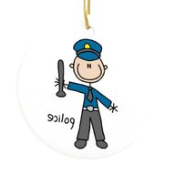 police figure ornament for sale