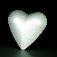 polystyrene hearts for sale