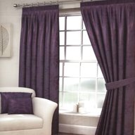 plum curtains for sale