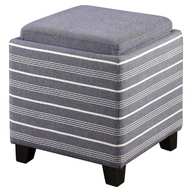 striped footstool for sale