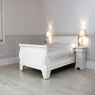white sleigh bed for sale