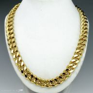 mens solid gold necklace for sale