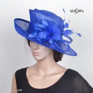 cobalt blue wedding hat for sale