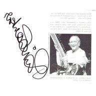 ravi shankar autograph for sale