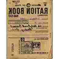 ration book for sale