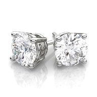 2 carat diamond earrings for sale