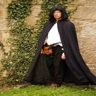 black hooded cloak for sale