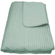 duck egg quilted throw for sale