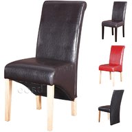 faux leather dining chairs for sale