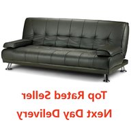 large faux leather sofa bed for sale