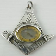 masonic watch fobs silver for sale