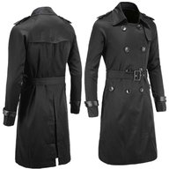 mens trench coat long for sale