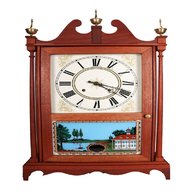 pillar scroll clock for sale