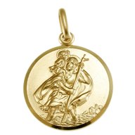 solid gold st christopher for sale