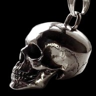 sterling silver skull pendant for sale
