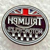 triumph motorcycle badges for sale