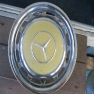 vintage mercedes hub caps for sale