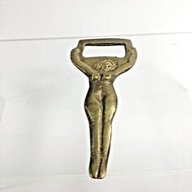brass lady bottle opener for sale