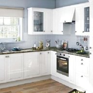 hygena white high gloss kitchen doors for sale
