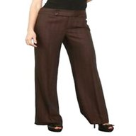 ladies dark brown trousers for sale