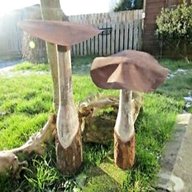 large wooden garden mushrooms for sale