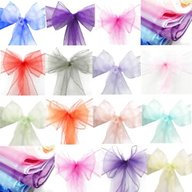 organza sashes for sale