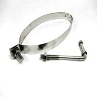 oval exhaust silencer strap for sale
