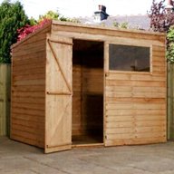pent shed 8x6 for sale