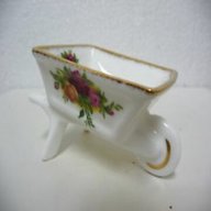 royal albert old country roses wheelbarrow for sale