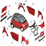 smart fortwo body panels for sale