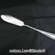 solid silver butter knife for sale