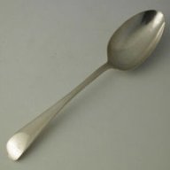 solid silver dessert spoon for sale