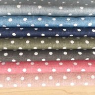 spotty linen fabric for sale