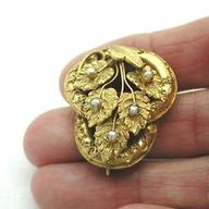 victorian pinchbeck brooch for sale