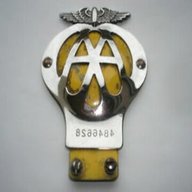 vintage aa badge for sale