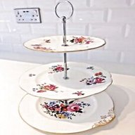 vintage bone china cake stand for sale