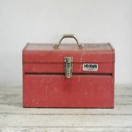 vintage metal toolbox for sale