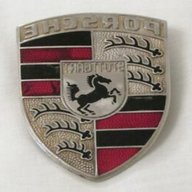 vintage porsche badge for sale