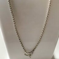 vintage silver belcher chain for sale